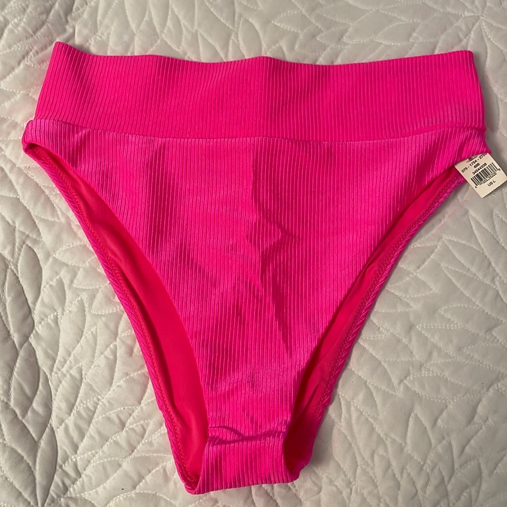 Aerie Ribbed Shine Bikini Bottoms